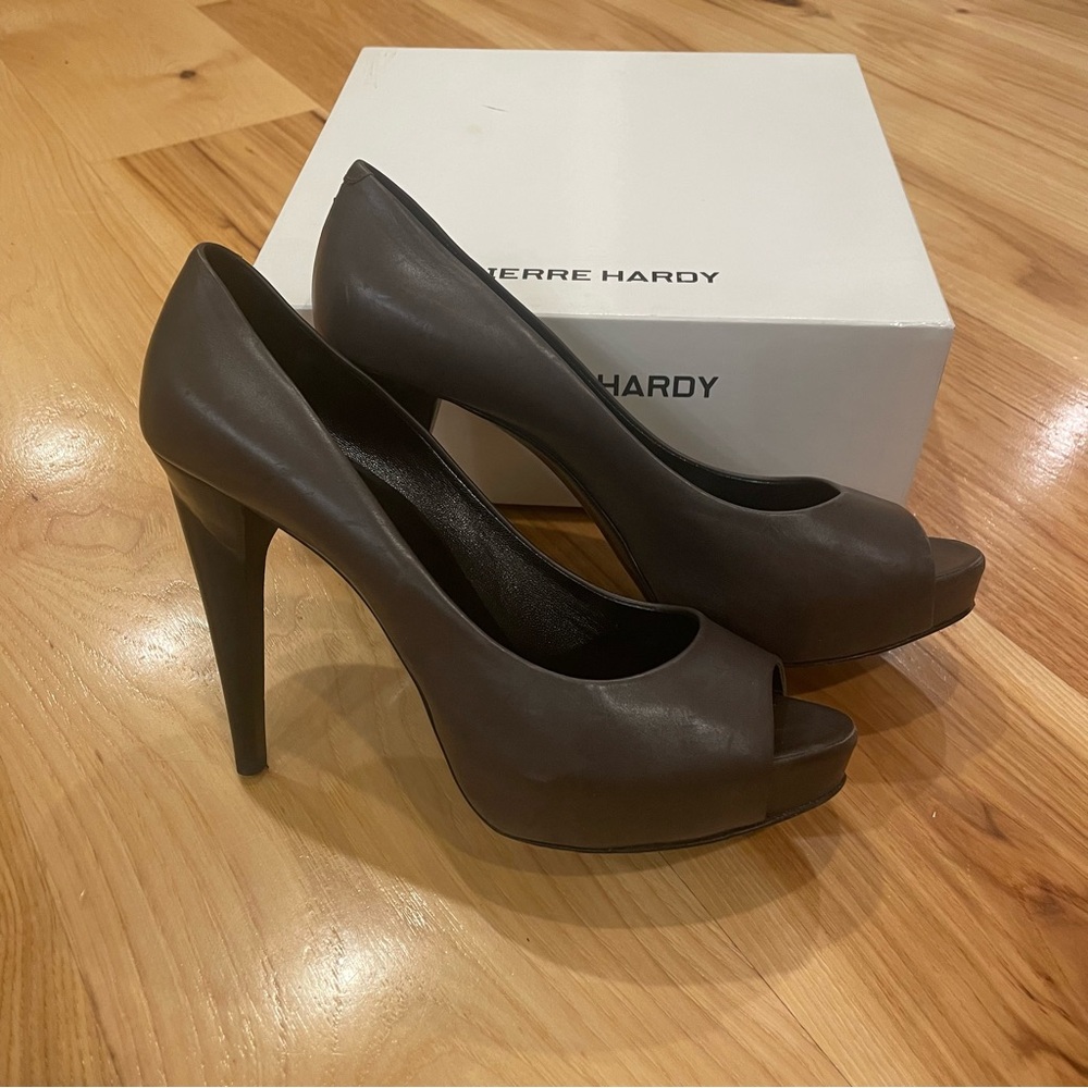 Pierre Hardy Peep-Toe Stilettos